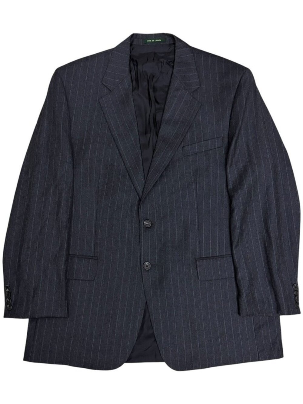 LAUREN RALPH LAUREN Wool CASHMERE Blazer Sport Coat Pinstripe Luxury Jacket 44R
